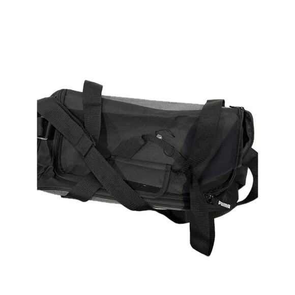 Puma Training Black Gray Duffel Bag 20"x12"x10" - Picture 2 of 6